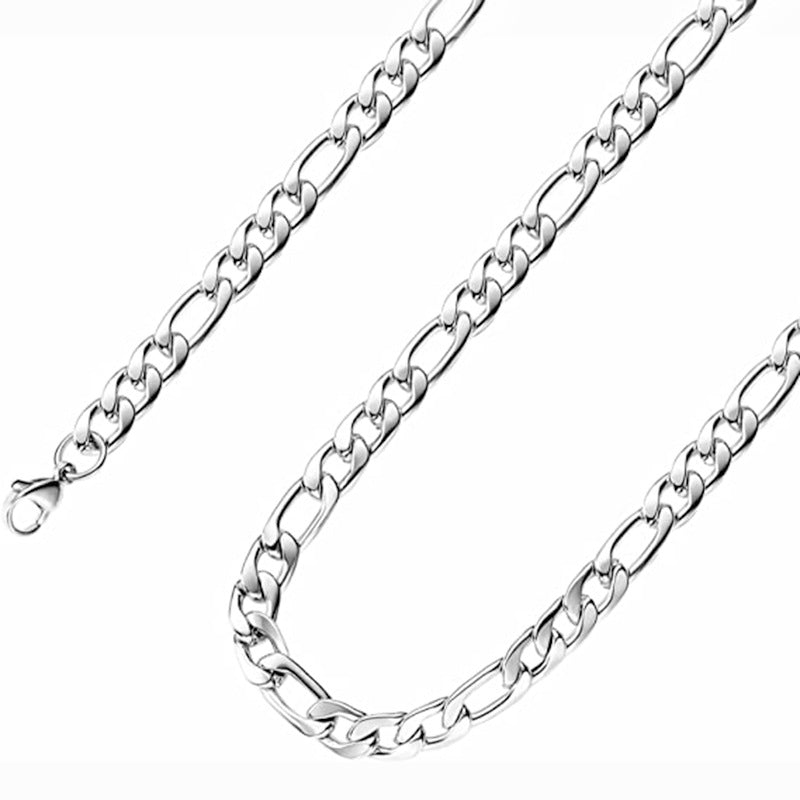 Stainless Steel Geometric Necklace Chains For Men/Ladies